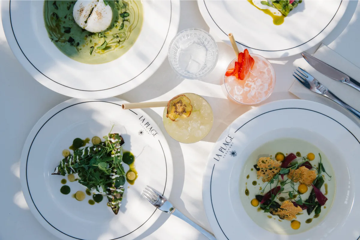 Gourmet cuisine at Domaine de Verchant